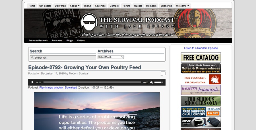 thesurvivalpodcast.com